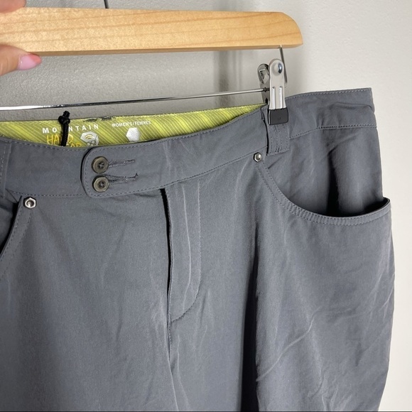 Mountain Hardwear Tech Nylon Pants Gray Boot Cut - Picture 6 of 11